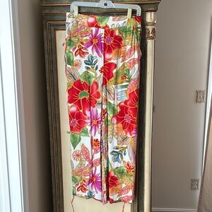 Cynthia Rowley Multicolor Floral Trousers